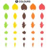 Konsait Bulk 540pcs Thanksgiving Foam Stickers,Fall Leaf Stickers Adhesive Foam Maple Leaves Stickers Art Craft Scrapbooks Supplies Thanksgiving Autumn Party Decoration