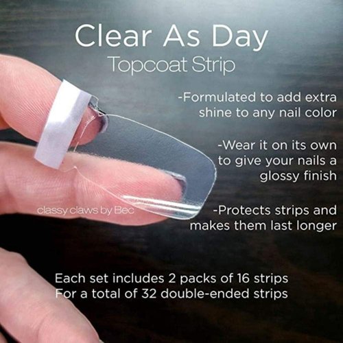 Color Street Nail Polish Clear as Day