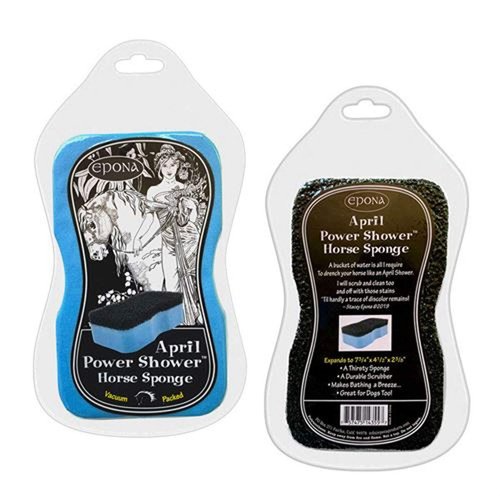 April Power Shower Horse Sponge - Tiger's Tongue and April Showers Combo