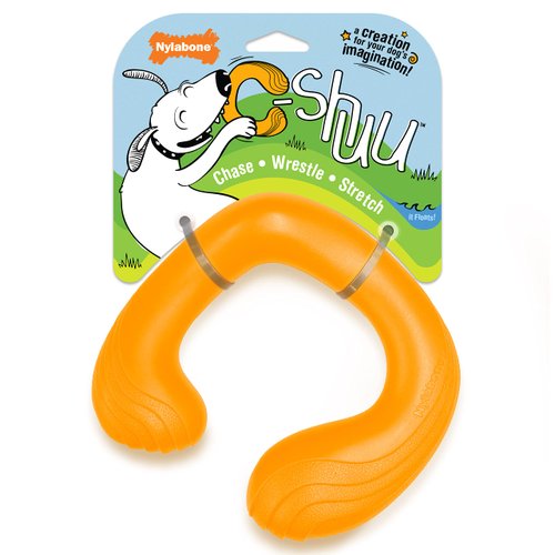 Nylabone C-Shuu Interactive Dog Toy – Lightweight Squishy Dog Chase Toy for Creative Play & Dog Exercise