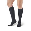 Ames Walker AW Style 115 Women's Microfiber 8-15 mmHg Mild Compression Knee High Socks Black Medium