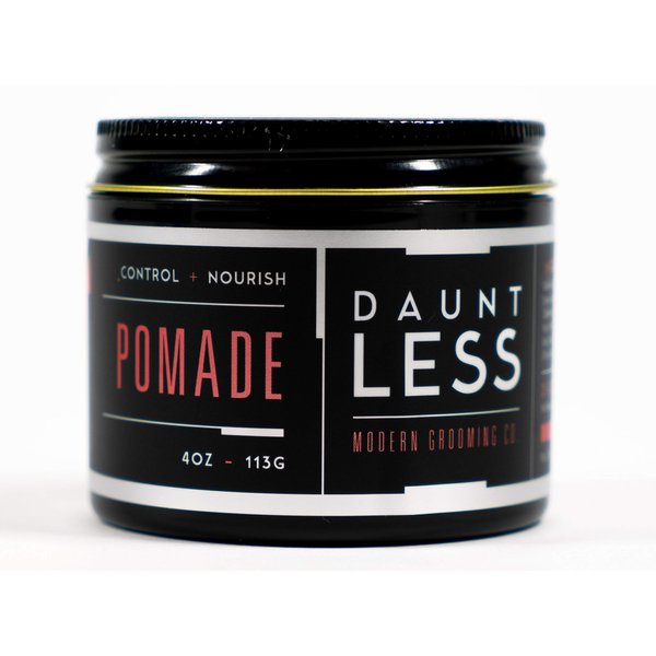 Dauntless Modern Grooming Co. HAIR POMADE | Water-based | Medium-Firm Hold | Low Shine | 4 ounces