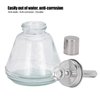 180ml Press Bottle, Press Type Liquid Pump Dispenser Empty Nail Polish Remover Refillable Bottle Container Manicure Accessory with Top Cap