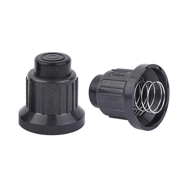 Timsec AAA Battery Push Button Ignitor Caps, 2Pcs Igniter Replacement Caps with Springs for Gas Fire Pit, BBQ, Grill, Barbecue Spark Generator, with 0.708inch (18mm) mounting Thread