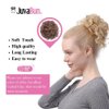 JUVABUN Curled Clip in Hair Buns -Reddish Blonde| Hair Bun Maker | Hair Buns Hair Piece| Curled Hair Bun Scrunchie | Everyday Wear | Washable & Realistic|Hair Bun Clip - Reddish Blonde