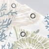 Tritard Extra Long Nautical Coastal Shower Curtain Starfish Seashell Coral Beach Themed Bath Curtain Waterproof Fabric Ocean Shower Curtains for Bathroom with 12 Hooks, 72x84, Blue