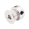 WINSINN GT2 Pulley 20 Teeth 5mm bore 6mm Width 20T Timing Belt Pulley Wheel Aluminum for 3D Printer (Pack of 5Pcs)