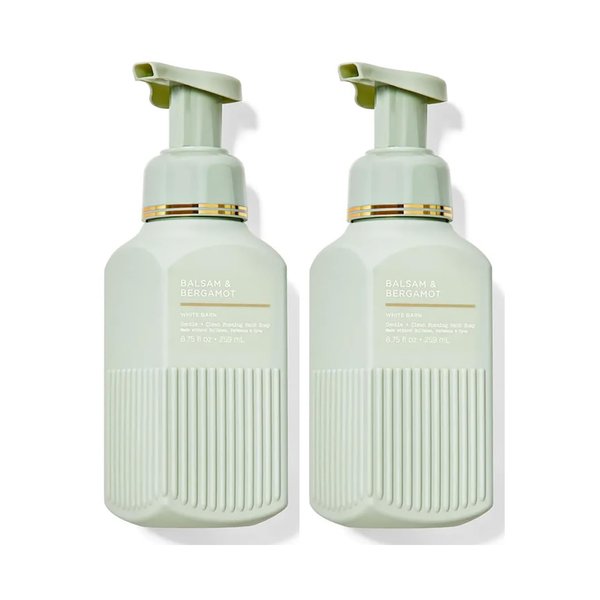 Bath and Body Works Gentle Foaming Hand Soap 8.75 Ounce 2-Pack (Balsam & Beramot)