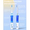 SEAGO Light Up Toothbrush for Kids, Kids Battery Toothbrushes wiith Soft Bristles, Kids Electric Toothbrush with 2mins Smart Timer, IPX7 Waterproof for Kids Age of 3+ Blue