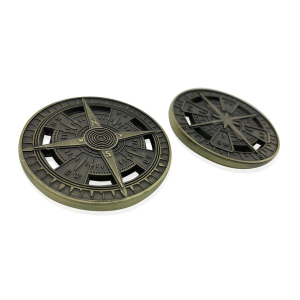 Norse Foundry Metal Atmar's Compass 45mm RPG Adventure Compass