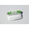 Pretty Shades of Green Sea Glass Hair Comb