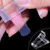 VNC 10Pcs Nail Tips Clip for Quick Building Polygel nail forms Nail clips for polygel Finger Nail Extension UV LED Builder Clamps Manicure Nail Art Tool