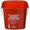 Winco PPL-3R Cleaning Bucket, 3-Quart, Red Sanitizing Solution