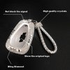 PGTOPONE Chevrolet Luxury Bling Rhinestone Crystal Diamond Key Fob Cover case Shell Protector Key Chain For Chevrolet Chevy Malibu Camaro Cruze Traverse Spark Equinox Sonic Volt Bolt Keyless Entry