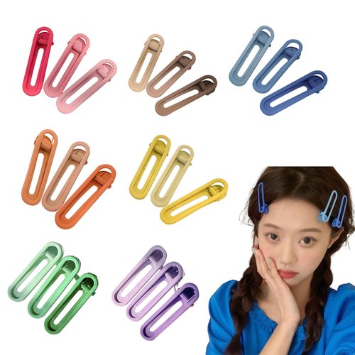 21PCS Hair Clips, Colorful Alligator Clips, Y2K Hair Barrettes, Sweet Snap Clips, Candy Colors Side Bangs Barrette, Cute Hair Accessories for Women Girls Summer Dopamine Dressing, Plain