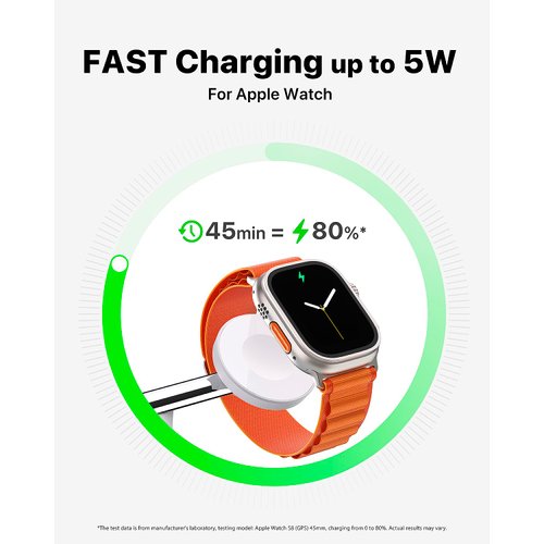 3 in 1 Wireless Charging Station for Apple Device: Fast Charging Station for iPhone and Watch with MagSafe, Stable Charger Stand for iPhone 12-16 & iWatch & AirPods