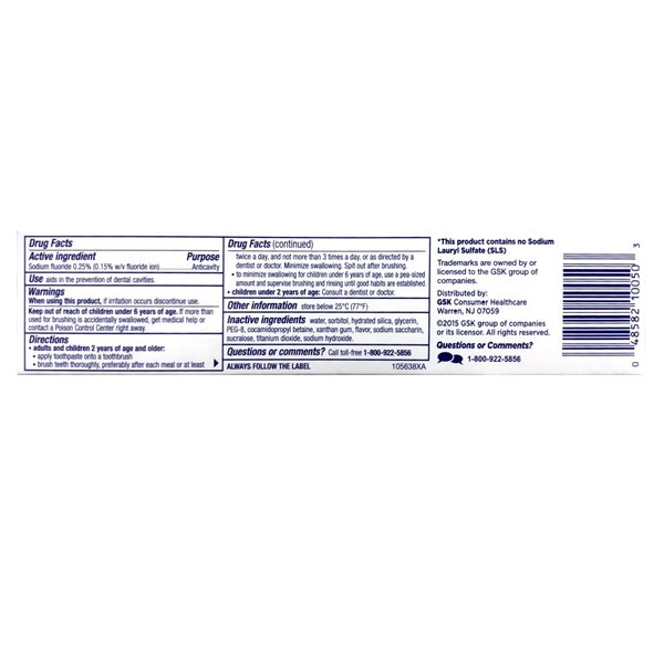 biotène Gentle Formula Fluoride Toothpaste, Fresh Mint 4.3 oz ( Pack of 3), (PPAX1366750)