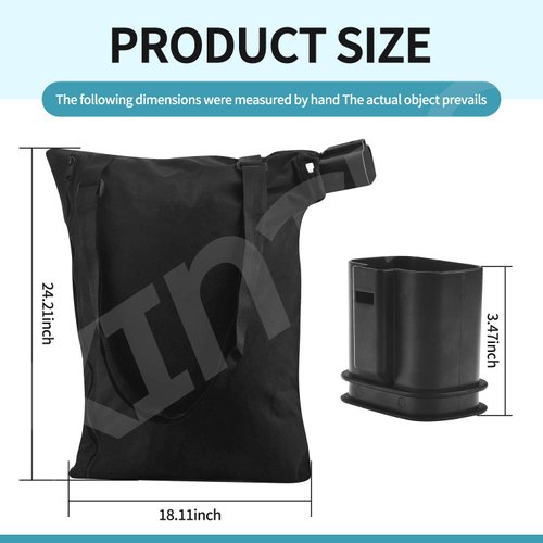 5140125-95 Leaf Blower Vacuum VAC Shoulder Bag - Compatible with Black & Decker Replaces 5140117-99, Fits BV2900 BV3100