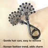 Hair Bun Maker, Lazy Hair Curler Deft Bun Twister Flexible Donut Hair Bun Lazy French Hair Curler Bun Clips Accessories Korean Hair Accessories for Women Girls Long Thick Thin Hair