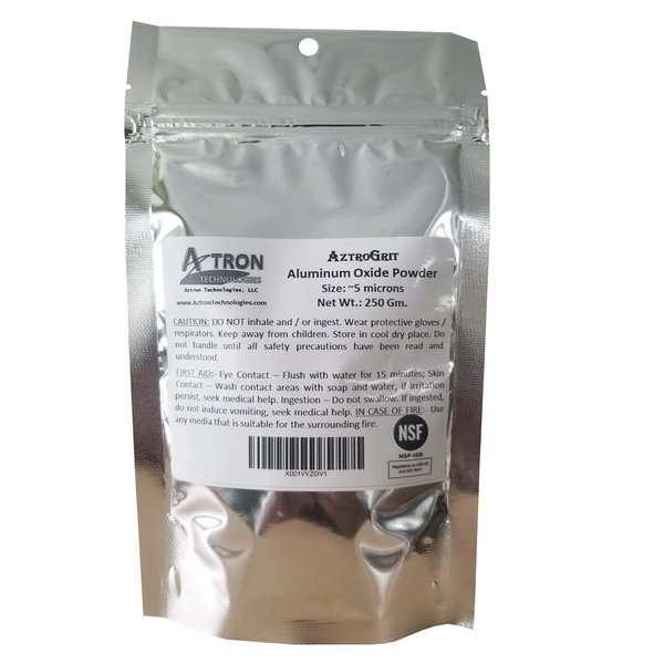 AztroGrit Aluminum Oxide Powder - 5 microns (avg size); 250 gm