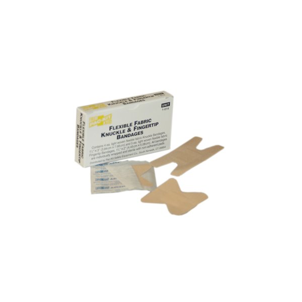 First Aid Only 1-014 9 Light Woven Knuckle and Fingertip Bandage Assorted Box