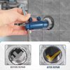 Broken Pipe Thread Extractor Tool- Broken Faucet Removal Tool Tool for dismantling broken valves and faucets for 1/4 to 1 pipeline (blue)