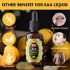 Essential Amino Acid (EAA) Liquid Drops & Liver Support Liquid Supplement | Complete Recovery Formula with Vitamin B6 & Zinc, Muscle & Liver Health, Immune Function, Non-GMO, Vegan-Friendly, 2 Fl Oz
