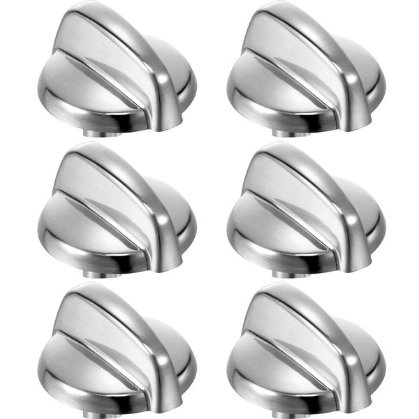 WB03T10325 Knobs Burner Control Knobs Compatible with General Electric GE Range Cooktop Knob 2691864 PS3510510 (6 Packs)