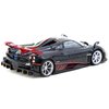 Imola Nero Oro Black Metallic with Italian Flag Stripes Global64 Series 1/64 Diecast Model by Tarmac Works T64G-TL046-BK
