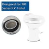 RV Toilet Seal, 385311652 RV Toilet Gasket Compatible with Dometic 300/310/320 RV Toilets, RV Toilet Replacement Seal Parts for 310 RV Toilet Repair Seal Flange Kit