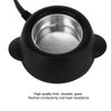 Mini Constant Temperature Hot Pot Hair Extension Glue Melting Pot Lightweight Portable Heat Resistance Wig Glue Melting Stove for Extension Keratin Repair Tool (US)