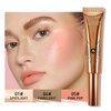 Anglicolor 3PCS,Contour Stick bronzer,Liquid Blush,Highlighter,Long Lasting Smooth Lightweight Beauty Wand Set,Vegan & Cruelty-Free (01+04+05, 3PC)