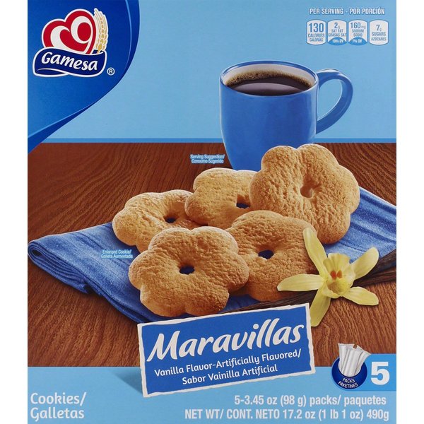 Dukes Gamesa Cookie Maravillas Vanilla, 17.2 oz