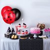 Sumind 100 Pieces Polka Dots Balloons Polka Dots Latex Balloons Ladybug Strawberry Balloons for Party Decor Birthday Wedding Supplies(Mixed Style, 12 Inch, 10 Inch)