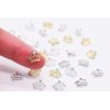 LIFOOST 30Pcs Crown Nail Charms with Rhinestones Gold and Silver Nail Jewelrys for Nail Art 3D Women Nails Big Crown (Style1)