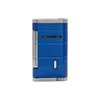 Xikar Allume Single Jet Flame Cigar Lighter, Durable Body, Fuel Gauge, Reef Blue
