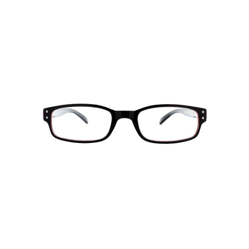 SAV Eyewear Women's Victoria Klein 9076 Red Round Reading Glasses, 27 mm + 2
