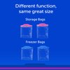Ziploc Gallon Food Storage Bags, New Stay Open Design with Stand-Up Bottom, Easy to Fill, 19 Count