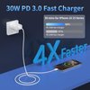 iPhone 16 15 Pro Max Charger Fast Charging,2Pack 30W USB C iPhone 15 16 Pro Max Fast Charger Block with 10FT Long USB C Charging Cable for iPhone 16 Pro Max/16 Pro/16 Plus/16/15 ProMax/15Pro/15Plus/15
