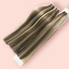 Sue's Collection Invisible Tape in Hair Extensions (20 pieces) - 18 Inch Human Hair, Highlights (Light Blonde, Dark Ash Blonde, Light Honey Blonde) - Seamless, Reusable, Skin Weft, Semi-Permanent
