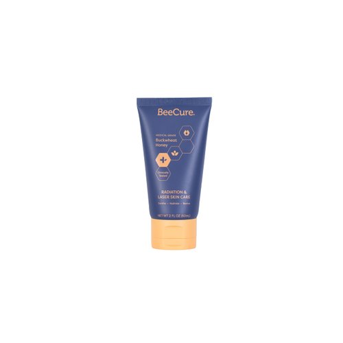 BeeCure Radiation Relief and Laser Burn Cream Skin Care Cream, Severe Sunburn Relief with Buckwheat Honey & Calendula, 60ml Tube