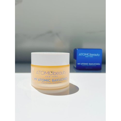MY ATOMIC BAKUCHIOL Cream for Eyes, Face and Neck - Bakuchiol + Purified Fraction of Polysaccharides Extracted from Quinoa Seeds