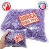 Bonka Bird Toys Colored Crinkle Shred Paper Chew Forage Nesting Treat Natural Multi-Use Craft Part Projects Cockatiels Parakeets Conures Amazons and Other Similar Birds (Purple)