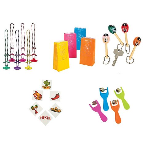 Cinco de Mayo Fiesta Party Favors for 12