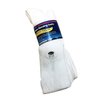 J.T. Foote - Non Binding Diabetic Socks Crew Mens 3pk - White Size 10-13