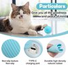 cszajcmrn Pet cat Toys Random Scrolling Indoor pet Toys Cat Toy Ball.Inspire cat Hunting instinctBlue 42 * 42 * 42mm