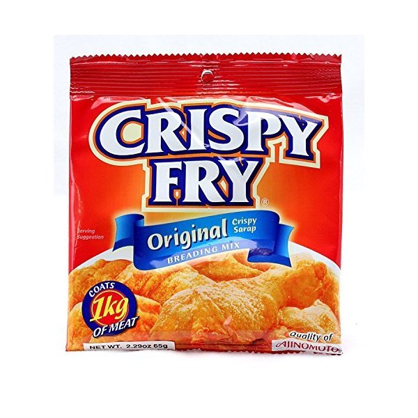 Lot of 2 Ajinomoto - Crispy Fry Breading Mix 62 grams / 2.19 oz each pk (2 pk Original) by Crispy Fry