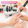 Electric Portable Nail Drill, Lavinda 35000RPM Professional Nail Drill Machine for Acrylic Gel Nails, Cordless Rechargeable E File Manicure/Pedicure/Polishing Tools for Salon Home Use