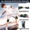 GTSBROS Knee Pads for Kids Knee Pads and Elbow Pads 6 in 1 Protective Gear Set with Wrist Guard for Boys Girls Skateboarding Inline Roller Skating Cycling Scooter…(Green)