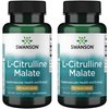 Swanson L-Citrulline Malate - Amino Acid Supplement Promoting Energy Production & Healthy Blood Circulation - Natural Formula Supporting Overall Wellness - (60 Capsules, 750mg Each) 2 Pack
